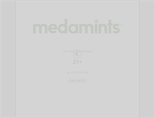 Tablet Screenshot of medamints.com